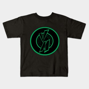 Villain Minded Trademark Design (VM Green) Kids T-Shirt